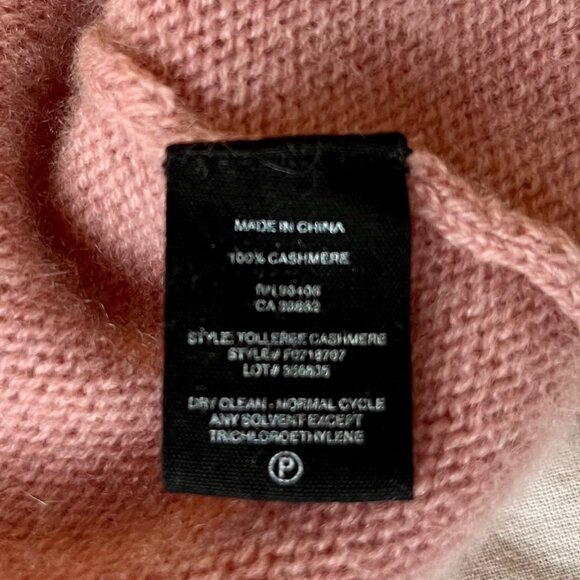 Theory Cashmere T-shirt Sweater in Soft Pink | Size XS - Picture 8 of 8